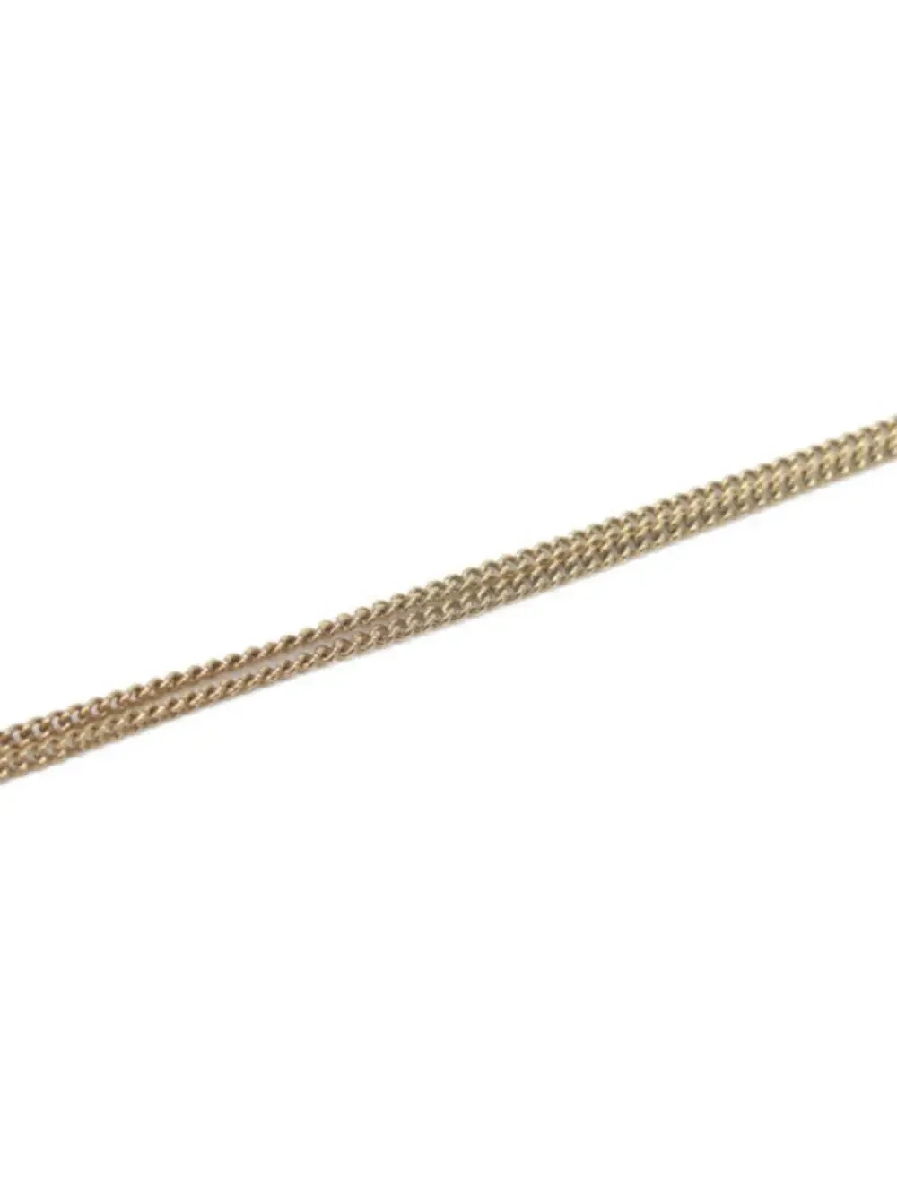 Chanel Cc Logo Pendant Necklace Gold- #288070C73B